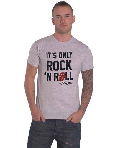The Rolling Stones It's Only Rock N Roll T Shirt - Grey