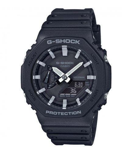 G-Shock Plastic/resin Classic Combination Quartz Watch - Ga-2100-1aer - Blue