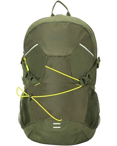 Mountain Warehouse Polaris 25l Rucksack Hydration Compatible Backpack Outdoor - Green