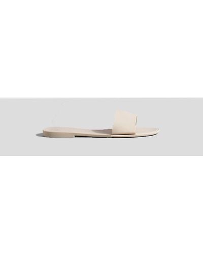 Boohoo Basic Jelly Mule Sandals - Natural
