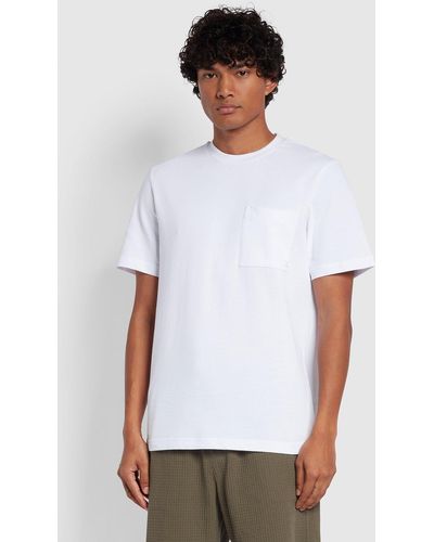 Farah Stacy Pocket T-shirt White