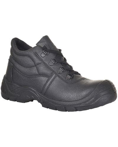 Portwest Steelite Anti Scuff Toe Safety Boots - Black