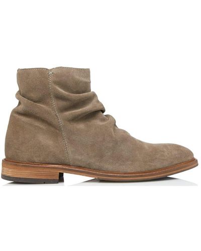 Bertie 'court' Suede Western Boots - Brown