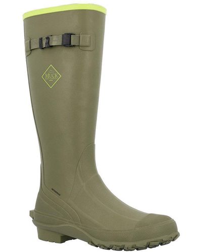 Muck Boot 'harvester' Textile/weather Wellingtons - Green