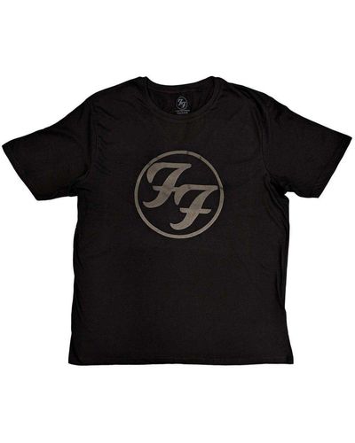 Foo Fighters Logo Hi-build T-shirt - Black