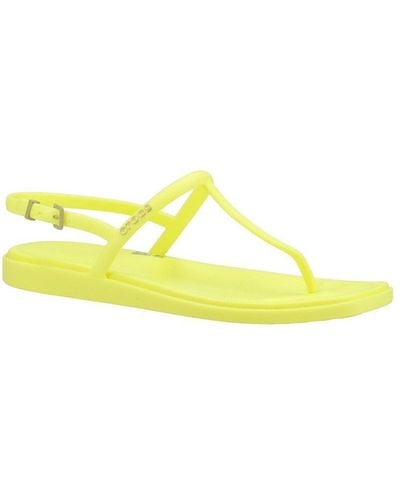 Crocs™ 'miami Flip' Toe Post Sandal - Yellow