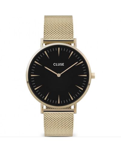 Cluse Boho Chic Stainless Steel Fashion Analogue Watch - Cw0101201014 - Black