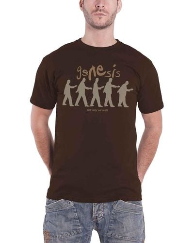 Genesis The Way We Walk T Shirt - Brown