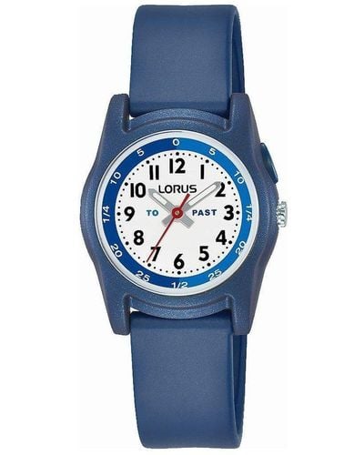 Lorus Plastic/resin Classic Analogue Quartz Watch - R2355nx9 - Blue