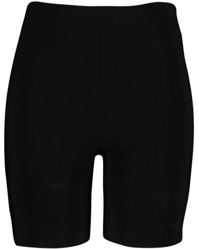 Boohoo Plus Premium Slinky Cycling Shorts - Black