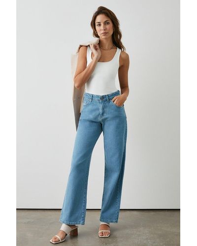 PRINCIPLES Mid Blue Mom Jeans