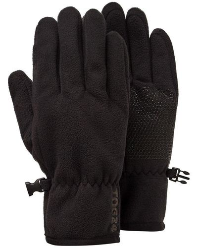 TOG24 'eske' Fleece Gloves - Black