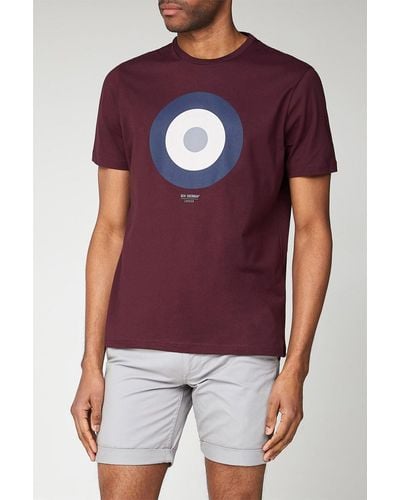 Ben Sherman Target T Shirt - Purple