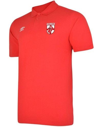 Umbro The Rolling Stones Essential Polo - Red