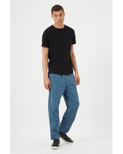 Burton Loose Pull On Blue Trousers