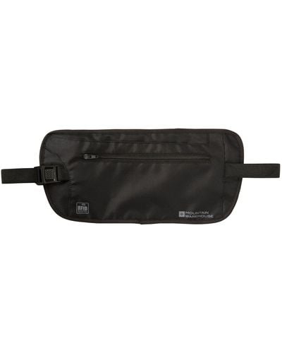 Mountain Warehouse Rfid Security Waist Belt Lightweight Travelling Accessory - Black