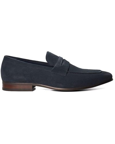 Dune 'serving' Leather Loafers - Blue