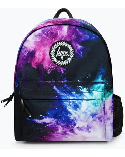 Hype Purple & Teal Chalk Dust Backpack - Grey