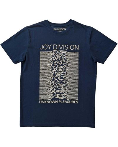 Joy Division Unknown Pleasures T-shirt - Blue