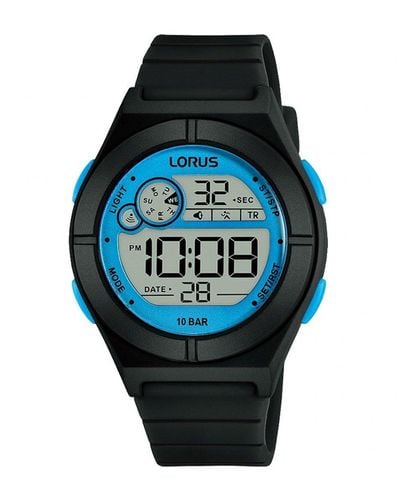 Lorus Kids Digital Plastic/resin Classic Digital Quartz Watch - R2361nx9 - Blue