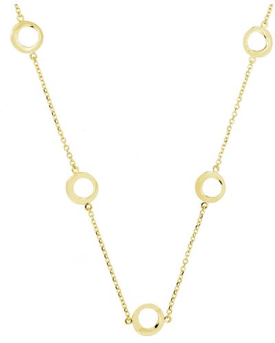 The Fine Collective Gold Station Necklace - Metallic