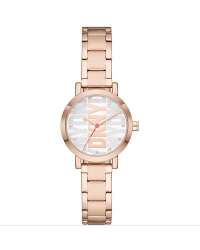 DKNY Fashion Analogue Quartz Watch - Ny6648 - White