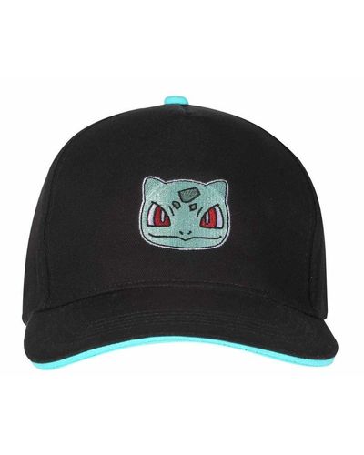 Pokemon Bulbasaur Badge Baseball Cap - Black