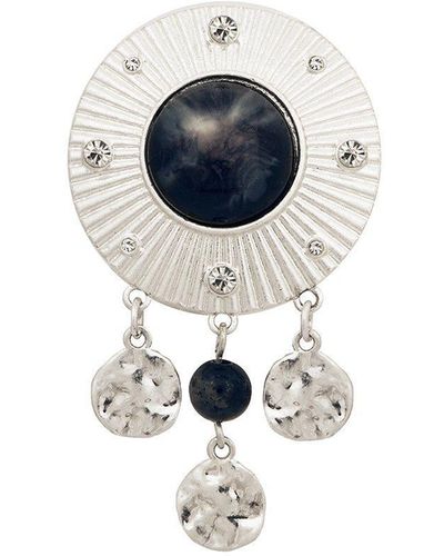 Bibi Bijoux Silver 'divine' Brooch - Metallic
