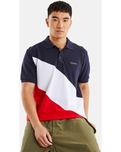 Nautica 'devon' Polo Shirt - Red