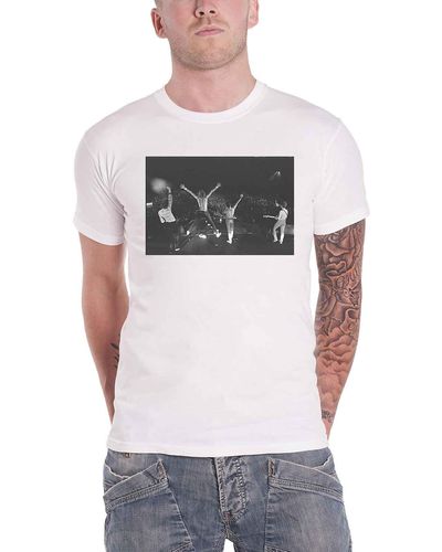 Queen Live On Stage T Shirt - White