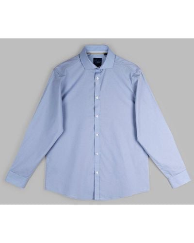 Steel & Jelly Blue Formal Long Sleeve Shirt