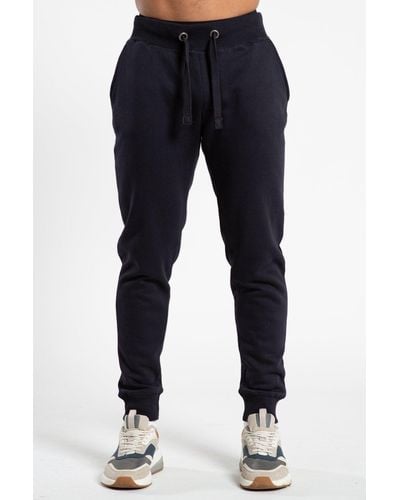 French Connection Cotton Blend Joggers - Blue
