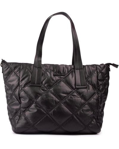 Refresh Quilted Handbag - Black