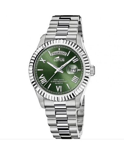 Lotus Stainless Steel Sports Analogue Quartz Watch - L18854/3 - Green