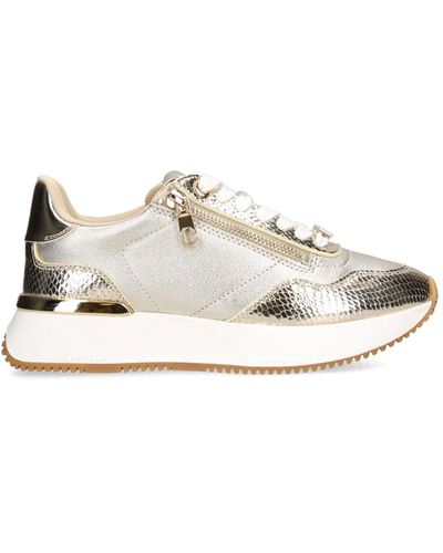 Kurt geiger hotsell gold trainers