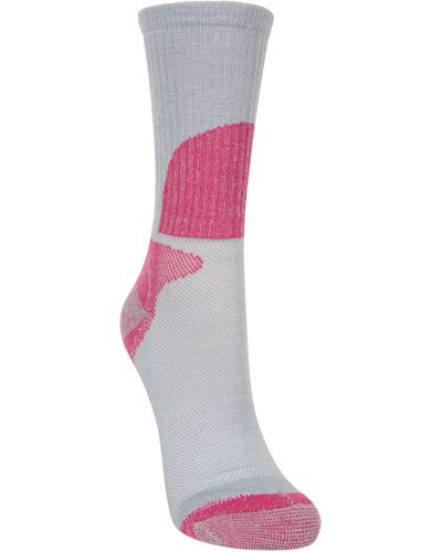 Mountain Warehouse Performance Merino Socks Soft Mid Calf Socks - Pink