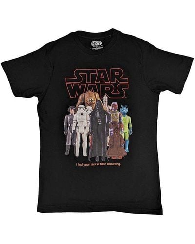 Star Wars Empire Figures T-shirt - Black