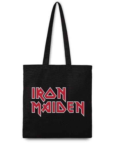 Rocksax Iron Maiden Tote Bag - Logo - Red