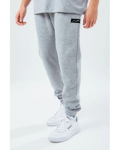 Hype Marl Oversized Joggers - Blue