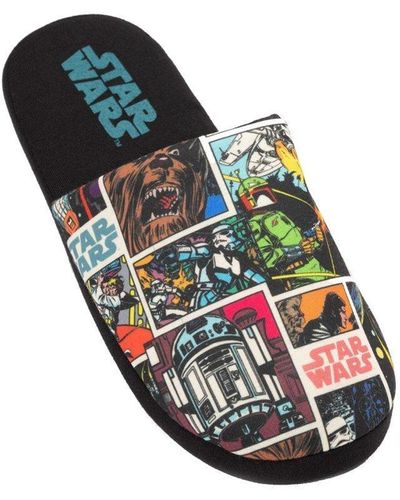 Star Wars Comic Slippers - Black