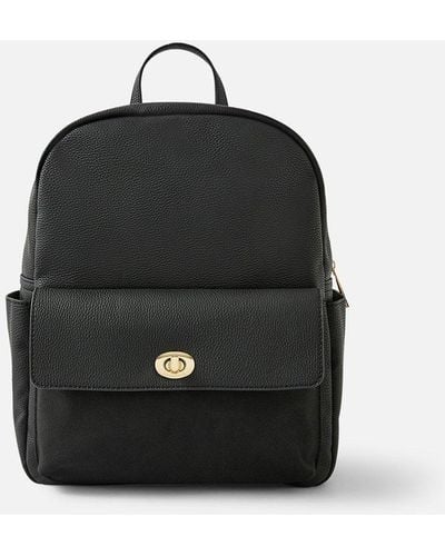 Accessorize Front Pocket Backpack - Black