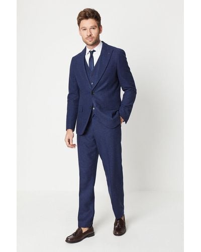 Burtons tweed suit discount