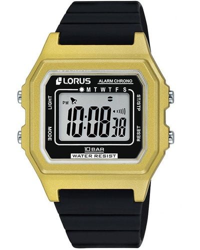 Lorus Plastic/resin Classic Analogue Quartz Watch - R2309nx9 - Black