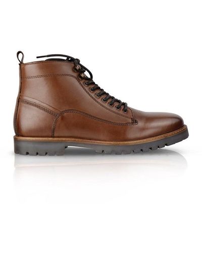 Silver Street London Thames Lace-up Boot - Brown