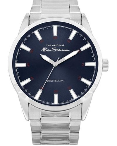 Ben Sherman Aluminium Fashion Analogue Quartz Watch - Bs219 - Blue