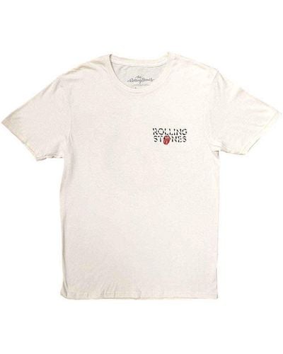 The Rolling Stones Hackney Diamonds Circle Logo Back Print T-shirt - White