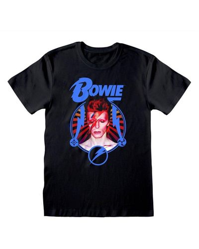 David Bowie Bowie T-shirt - Black