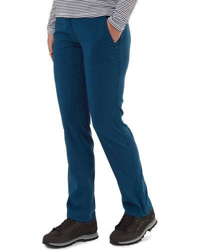 Craghoppers Recycled Stretch 'kiwi Pro Ii' Walking Trousers - Blue