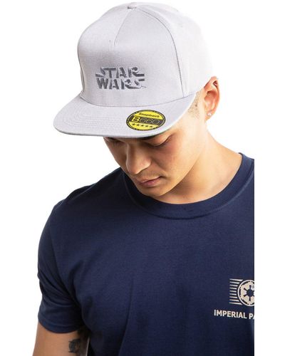 Star Wars 3d Logo Flatpeak Cap - Blue