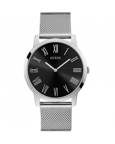 Guess Stainless Steel Fashion Analogue Quartz Watch - W1263g1 - Black